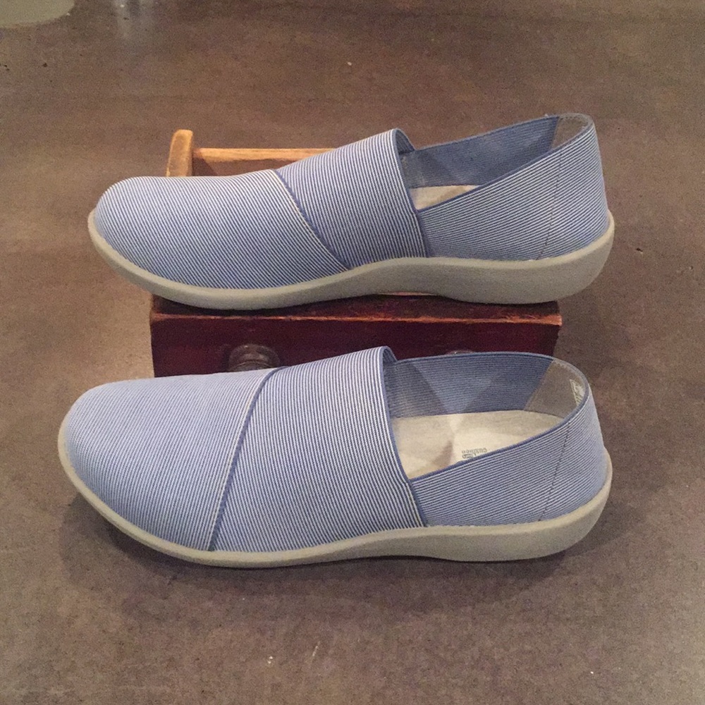 Clark Cloud Steppers Silian Firn Navy Slip-on